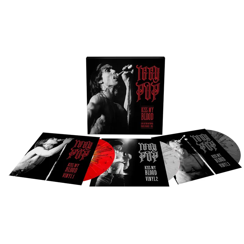 Iggy Pop ‎– Kiss My Blood (Live At The Olympia - Paris France - 1991 - New 3 LP Record Store Day 2020 Culture Factory Colored Vinyl, Poster & DVD - Rock / Punk Special Discount