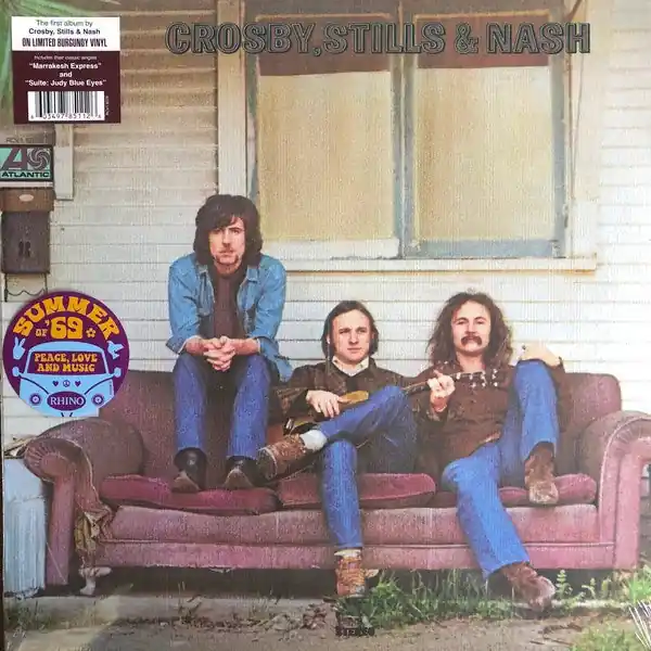 Crosby, Stills & Nash ‎– Crosby, Stills & Nash (1969) - New LP Record 2019 Atlantic Europe Import Burgundy Vinyl - Classic Rock / Folk Rock Don’t Miss Out