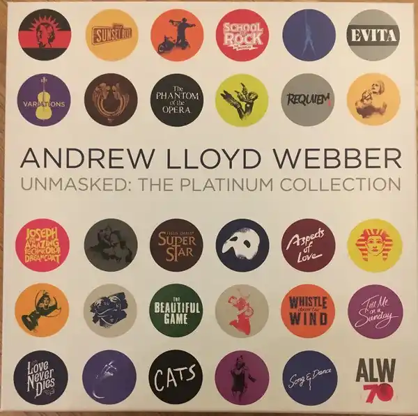 Best Price Andrew Lloyd Webber (with Beyoncé‎, Lana Del Rey & many more) – Unmasked: The Platinum Collection - New 5 LP Record Box Set 2018 Polydor UK Vinyl & Book - Pop / Musical / Stage & Screen