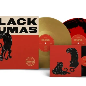 Fresh Stock Black Pumas - Black Pumas (2019) - New 2 LP Record 2020 ATO Gold & Black/Red Marble Vinyl & 7" Single - Soul / Psychedelic