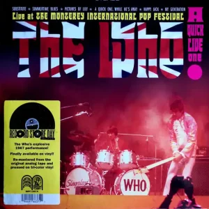 Authentic The Who - A Quick Live One - New LP Record Store Day 2020 Monterey International Pop Festival Red, White & Blue Vinyl - Mod / Pop Rock