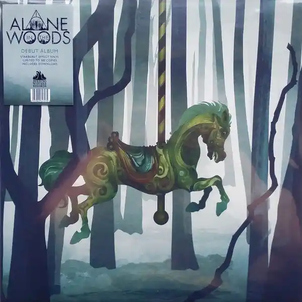 Alone In The Woods ‎– Alone In The Woods - New LP Record 2018 Burning Witches UK Import Green Starburts Vinyl & Download - Electronic / Dark Ambient / Synthwave Fast Shipping