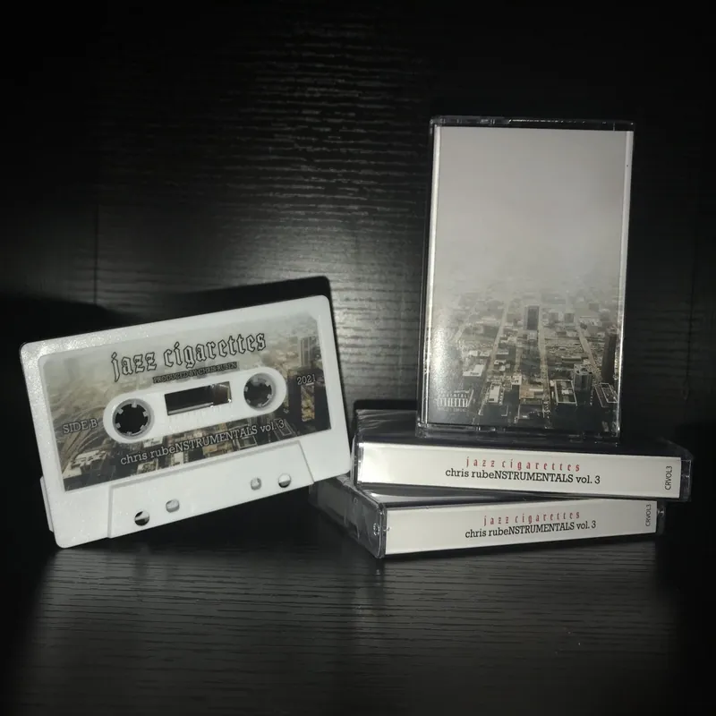 Chirs Ruben - Jazz Cigarettes chris rubeNSTRUMENTALS vol. 3 - New Cassette Tape 2021 USA Chicago - Hip Hop / Instrumental New Release