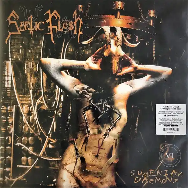 Septic Flesh ‎– Sumerian Daemons (2003) - New 2 LP Record 2019 Season Of Mist Europe Import Gold Vinyl - Death Metal / Black Metal Free Returns