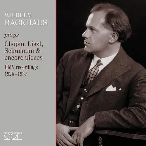 WILHELM BACKHAUS - HMV Recordings 1925-1937